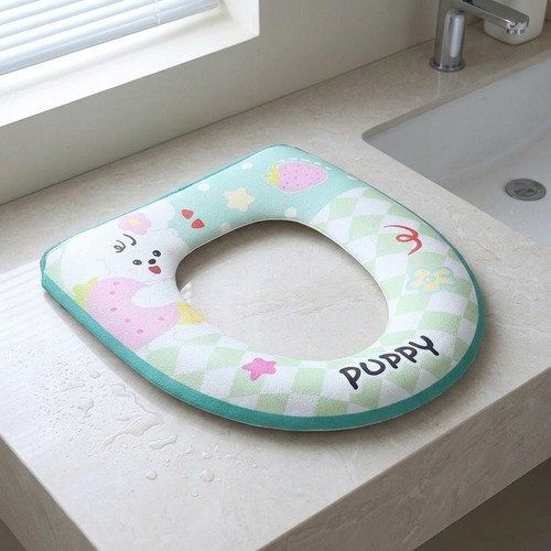 Leather toilet seat cover - leather,
